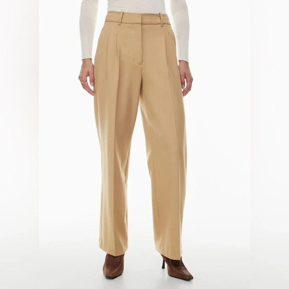 De  Base Tan Straight-Leg Pants - Medium - Picture 1 of 7